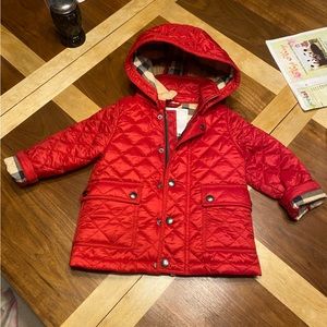 Authentic BURBERRY children’s Diamond quilted jacket ❤️